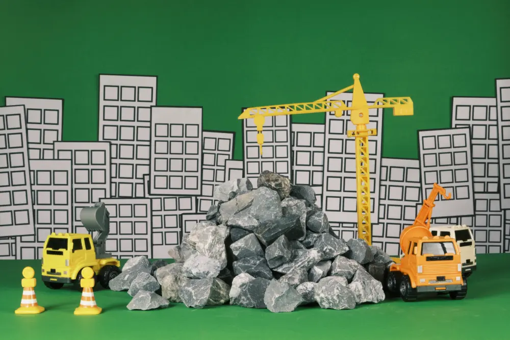 Toy models simulation construction industry real estate development