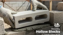 Recycling Hollow Blocks in Construction Work